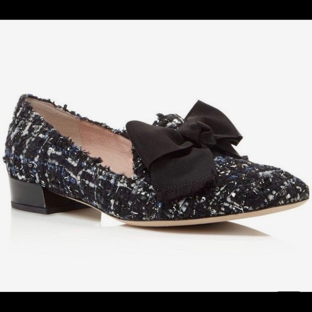 Kate Spade Gino Tweed Loafers